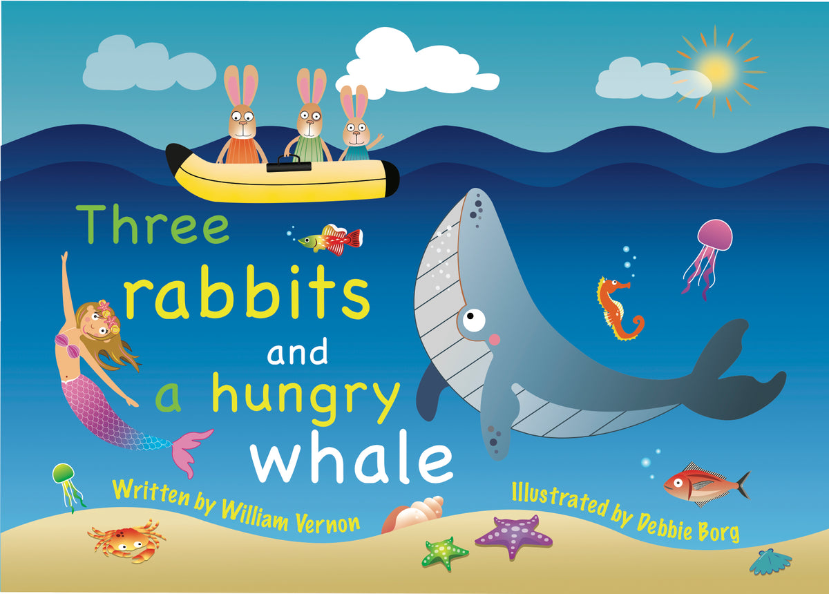 Three rabbits and a hungry whale